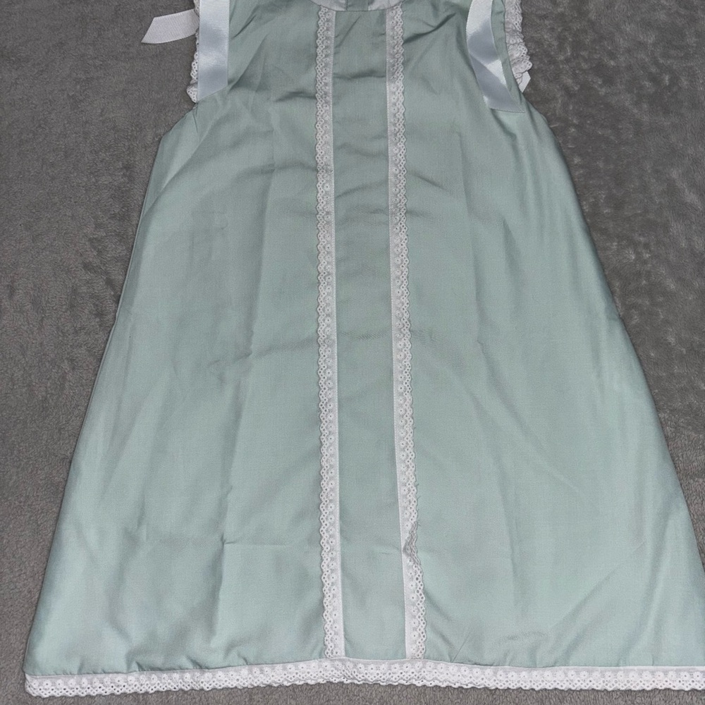 Southern taters sage lace dress